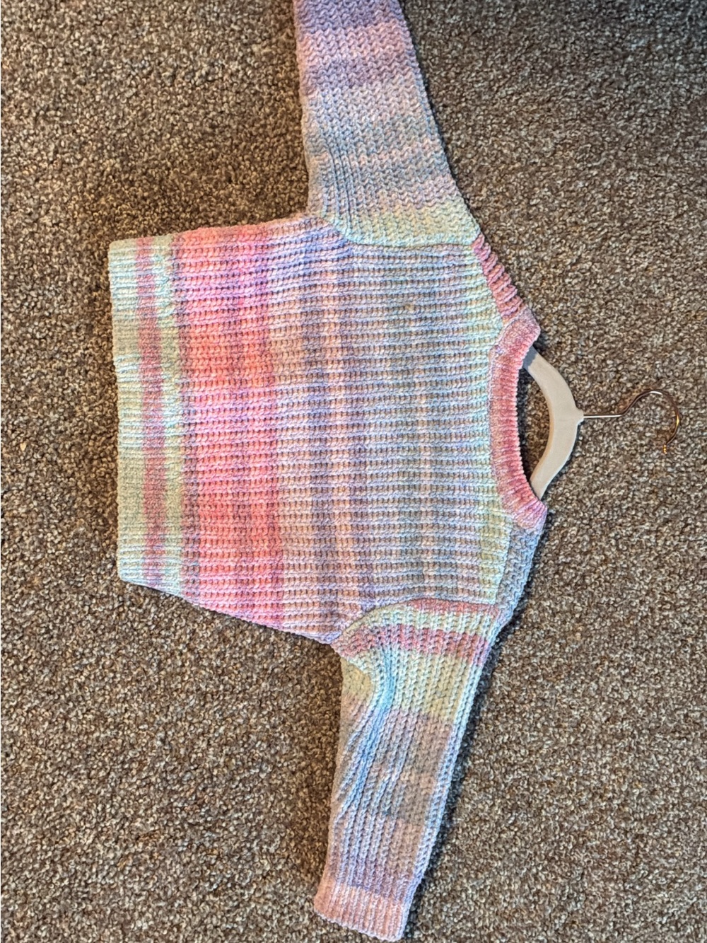 Pastel Rainbow Knit Sweater